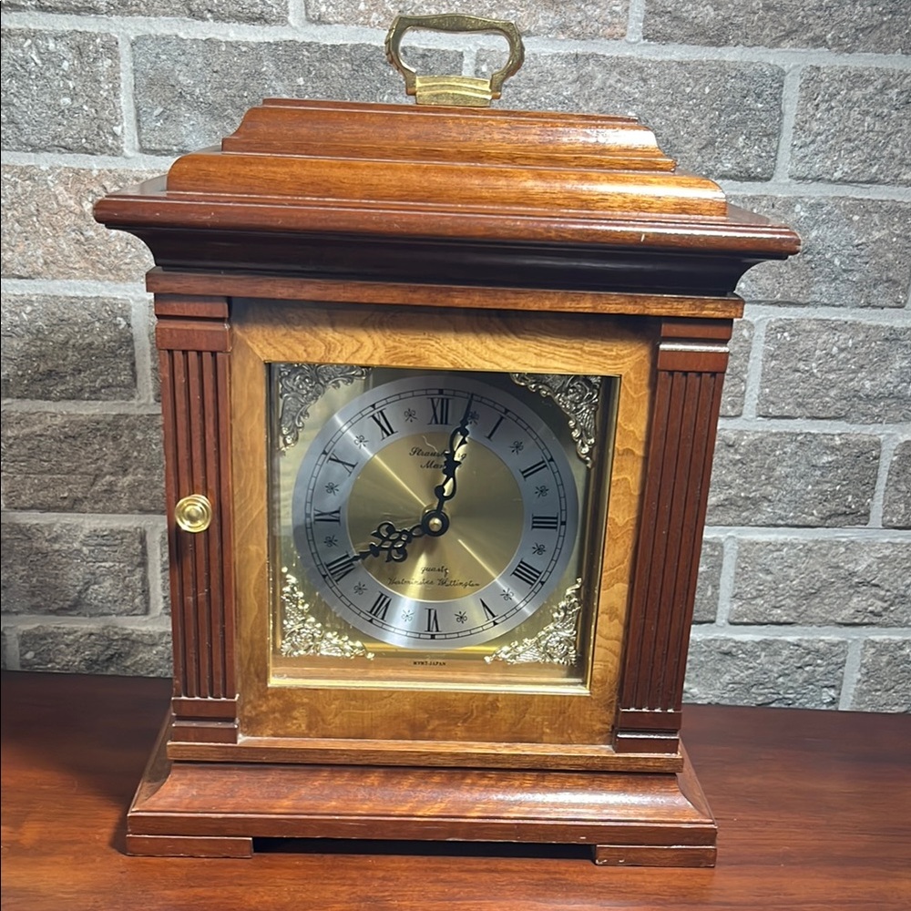Strasbourg Manor Mantel Clock.Quartz Movement .Westminster & Whittington Chimes